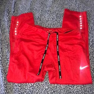 Red Nike leggings